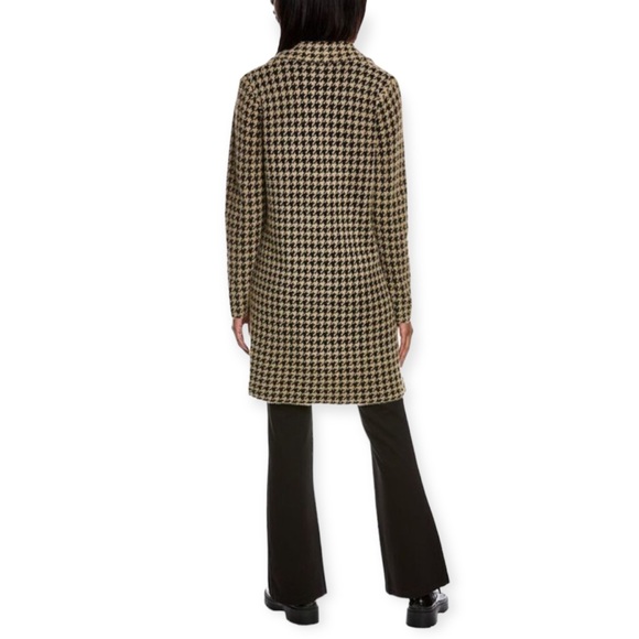 MAX STUDIO Houndstooth Fuzzy Jacquard Sweater M NWT - Picture 3 of 8